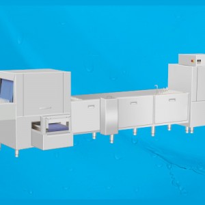 供應大型食堂中央廚房洗碗機節(jié)省人工消毒烘干