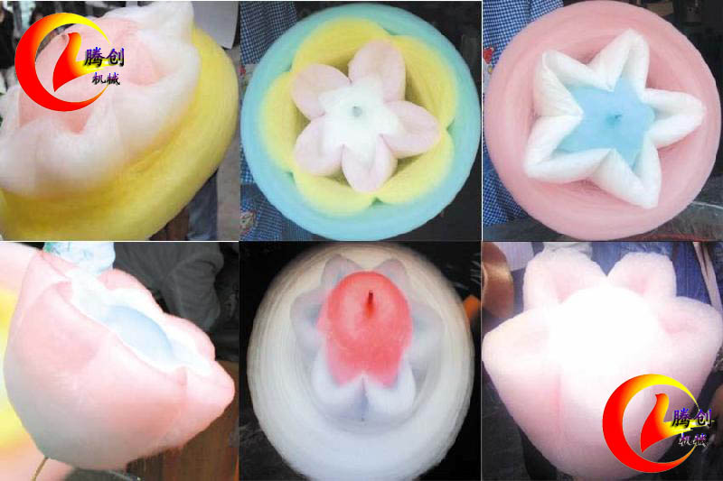 不銹鋼電動(dòng)爆米花棉花糖組合一體機(jī)