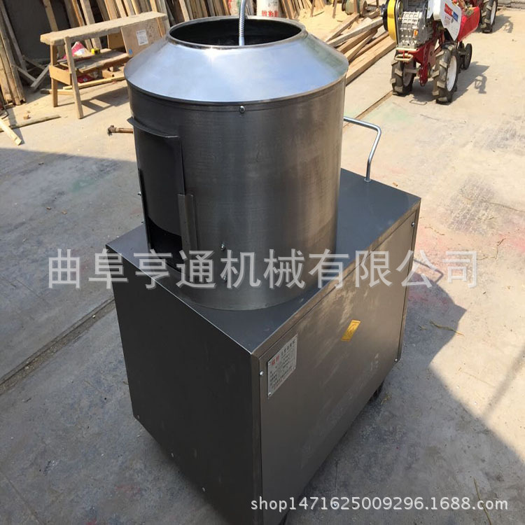 廠家供應(yīng) 全自動土豆脫皮機(jī) 不銹鋼商用土豆磨皮機(jī) 去皮機(jī)