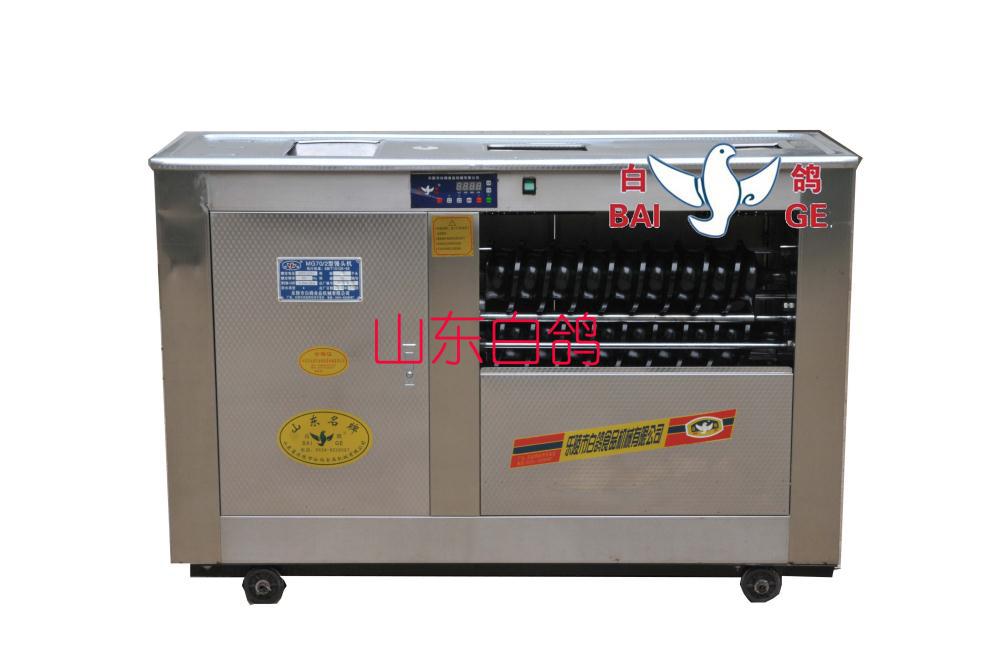 白鴿牌小型商用5-12頭全鋼不銹鋼對(duì)輥3項(xiàng)電圓饅頭機(jī)面團(tuán)面包機(jī)