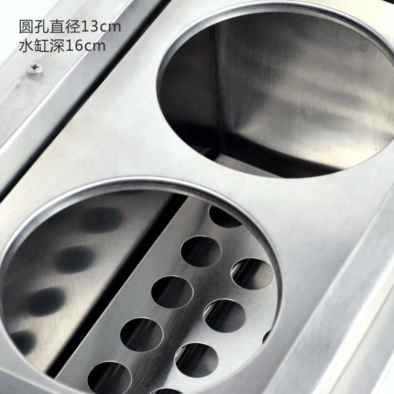 臺式兩頭煮面爐 商用煮面鍋電熱湯粉爐關(guān)東煮串串香麻辣燙煮面機