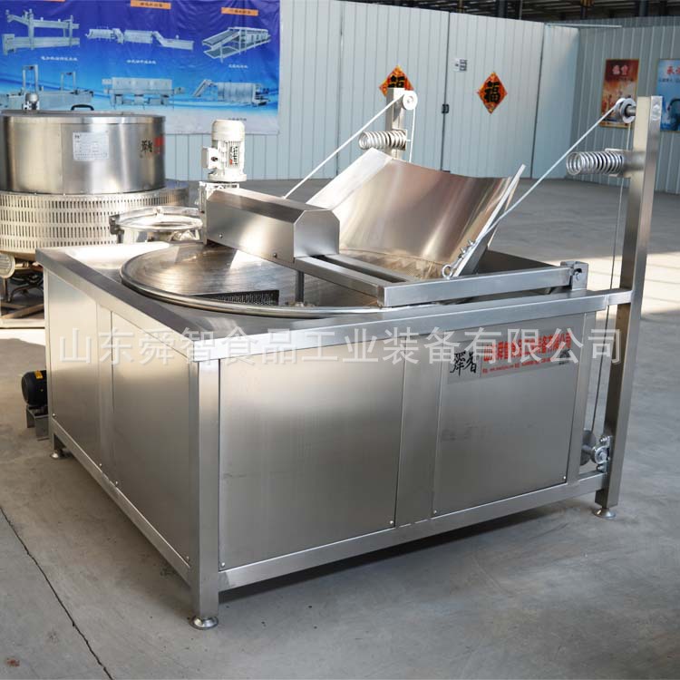 專業生產 豆干油炸機 顯示溫度油炸機 商用油炸機器
