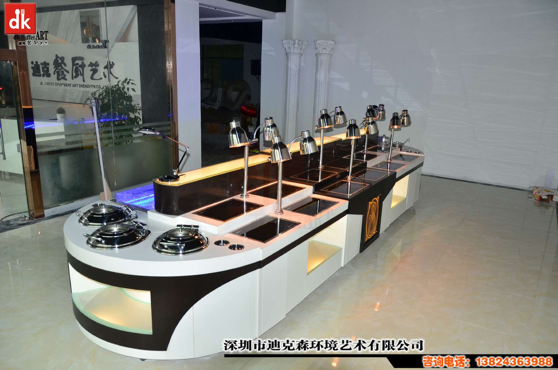 自助餐廳設(shè)備 布菲臺設(shè)計(jì)定制 自助餐臺圖片