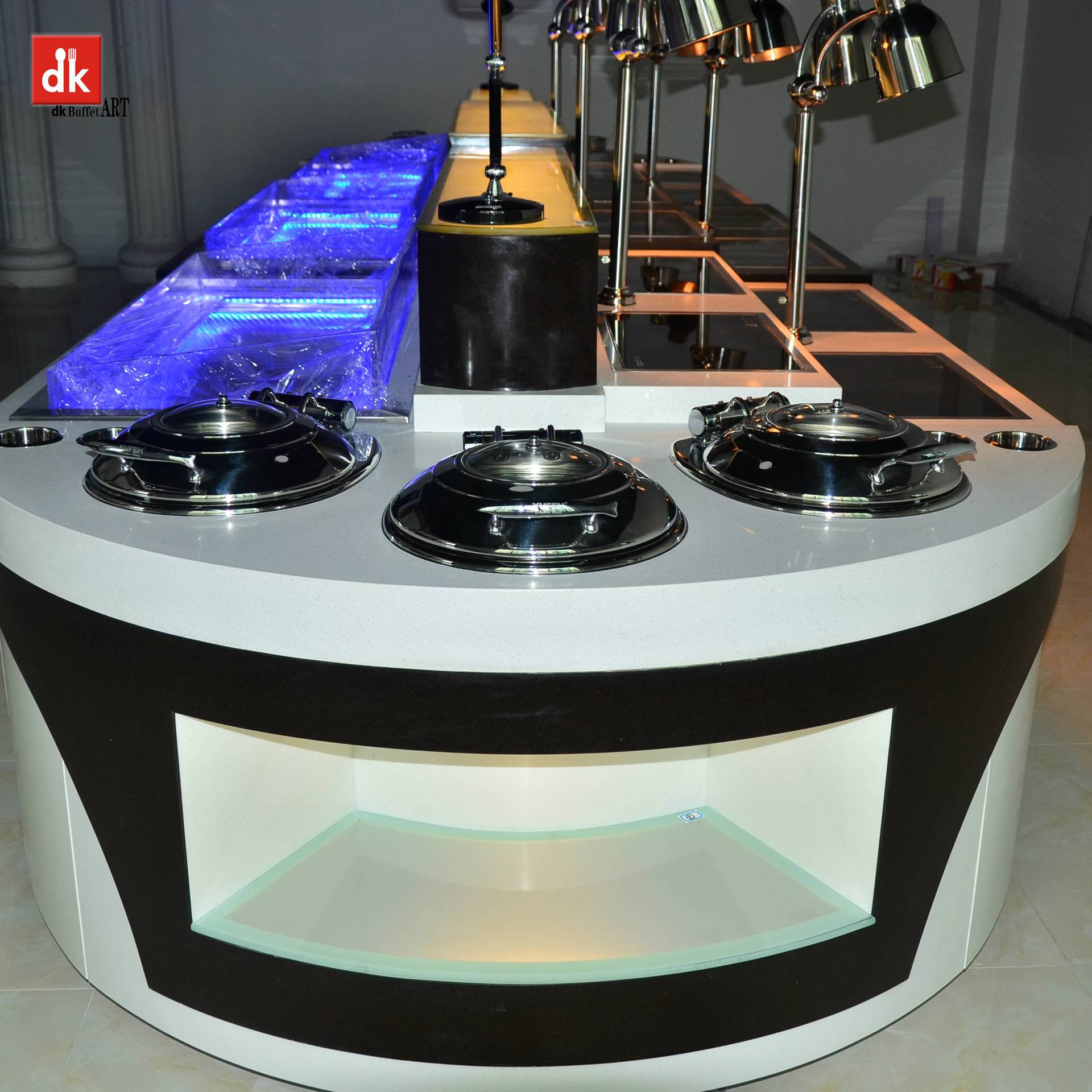 自助餐廳設(shè)備 布菲臺設(shè)計(jì)定制 自助餐臺圖片